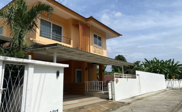 ให้เช่า Pool Villa สองชั้น บ้านในโครงการ ใกล้ตลาดเจริญ เจริญ มีระบบรักษาความปลอดภัย 24 ชม.