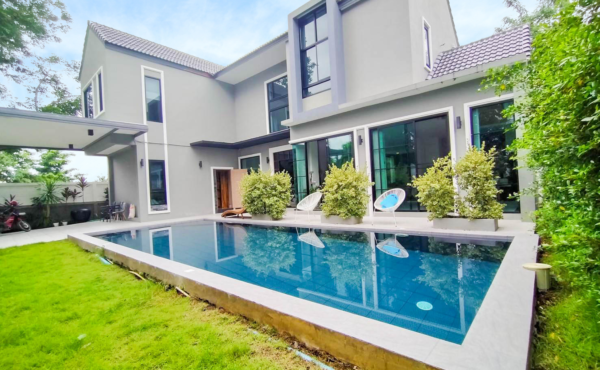 ให้เช่าบ้าน Pool Villa  2ชั้น  สไตล์บ้านPremium  พร้อมสระว่ายน้ำ