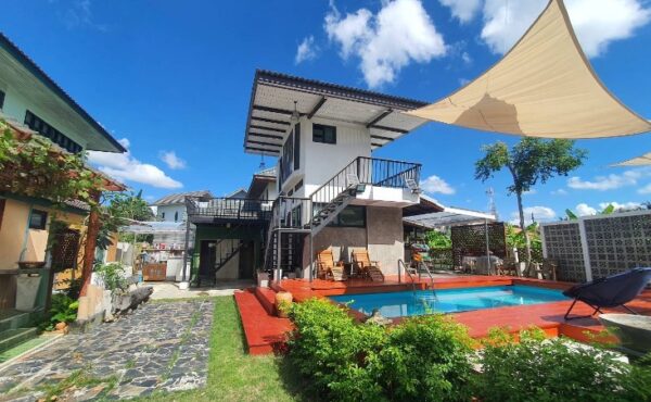 Pool villa 2 ชั้น 2 หลัง พร้อมสระว่ายน้ำในตัว   บ้านครบวงจรใกล้อุทยานหลวงราชพฤกษ์   A8-V0045