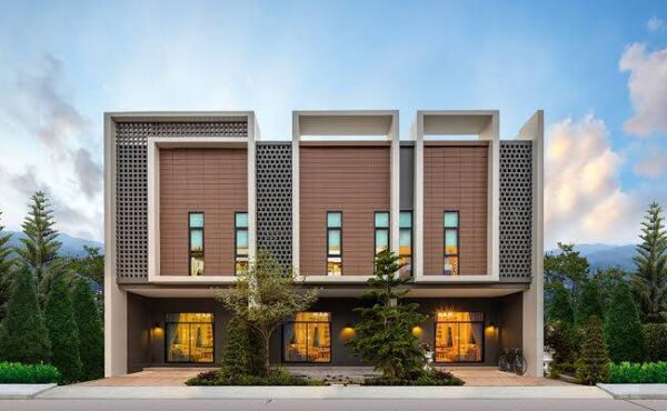 🏡ทาวน์โฮมพูลวิลล่าสไตล์Modern 45,000 บาท/ เดือน  