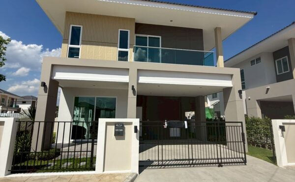 บ้านเดี่ยวสองชั้นให้เช่า บ้านในโครงการ ใกล้โรงเรียนนานาชาติมิลล์ฮิลล์