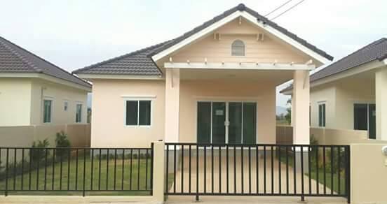 บ้านเดี่ยวชั้นเดียว  มีความเงียบสงบ และปลอดภัย  ทำเลรพ.หางดง    AHD-H0121