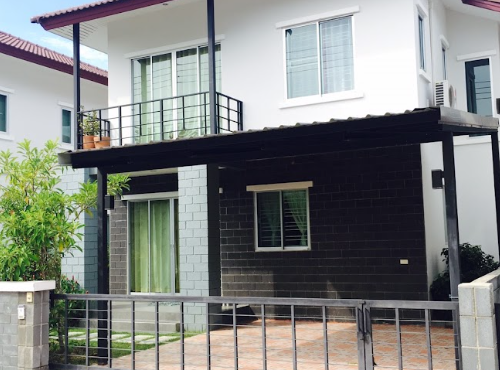 🏡 บ้านเดี่ยวสองชั้นในโครงการ ตกแต่งสวย พร้อมอยู่ ใกล้แหล่งชุมชน ทำเลต้นเปา สันกำแพง  ASP-H0086