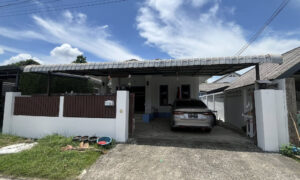 บ้านเดี่ยวชั้นเดียว ในหมู่บ้านเงียบสงบเป็นส่วนตัว ใกล้ตลาดแม่กวง ASS-H1057