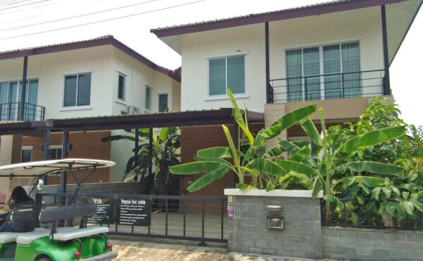 🏡 บ้านเดี่ยวสองชั้นในโครงการ เงียบสงบ ปลอดภัย ทำเลสันกำแพง ASP-H0187