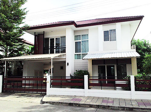 🏠 ให้เช่า บ้านสองชั้นในโครงการ พร้อมสิ่งอำนวยความสะดวก ทำเลใกล้เมือง ✨ A6-H0013