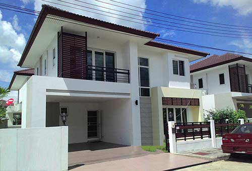 🏠.ให้เช่าบ้านในโครงการสุดหรู ทำเลท่าศาลา เฟอร์นิเจอร์ครบ✨A6-H0018