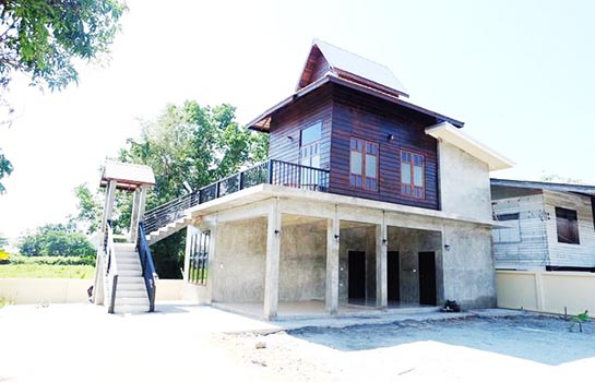 บ้านเดี่ยวสองชั้น บ้านในชุมชน ทำเลกาดฝรั่ง AHD-H0087