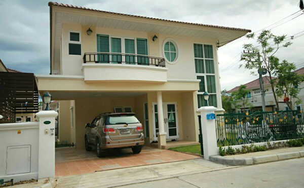 🏠ให้เช่าบ้านในโครงการ เฟอร์ครบ มีการดูแลความปลอดภัยอย่างดี ใกล้ บิ๊กซี ดอนจั่น✨A5-H0078