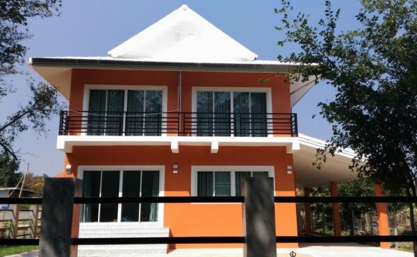 บ้านเดี่ยว 2 ชั้นหลังใหญ่ในชุมชน    ทำเลสตาร์เอวีนิว 6 ตลาดหางดง    AHD-H0120