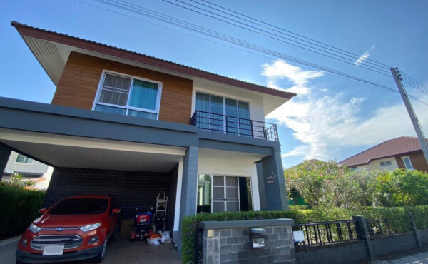 🏡 บ้านเช่าเชียงใหม่ โครงการเส้นสันกำแพงสายใหม่ เข้าเมือง15นาที ASP-H0646