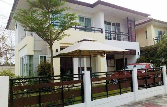 🏠บ้านในโครงการสองชั้น ให้เช่าพร้อมเฟอร์นิเจอร์ มีสิ่งอำนวยความสะดวกมากมาย✨A6-H0045