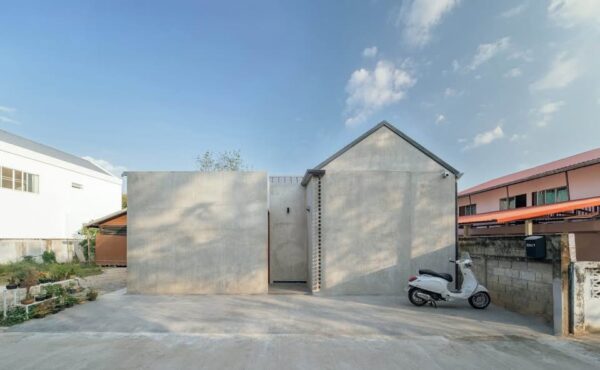 บ้านเดี่ยวผนังคอนกรีต มีความเป็นส่วนตัว A8-H0627