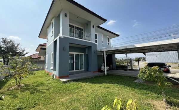 ให้เช่าบ้านเดี่ยวสองชั้น บ้านนอกโครงการ ใกล้ตลาดค้าเจริญ ASS-H1074