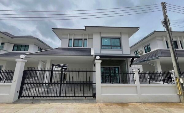 🏠บ้านสองชั้น ใหม่สวย เฟอร์ครบ พร้มอยู่ ใกล้ 89 พลาซ่าหนองหอย ✨A6-H0450