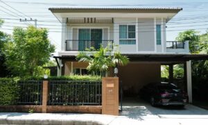 ให้เช่าบ้านเดี่ยวสองชั้น  บ้านในโครงการสันกำแพง ASP-H0768