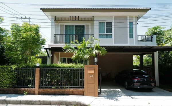 ให้เช่าบ้านเดี่ยวสองชั้น  บ้านในโครงการสันกำแพง ASP-H0768