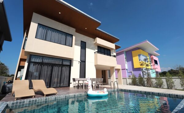 Pool villa สองชั้นสไตล์ Modern A5-V0037