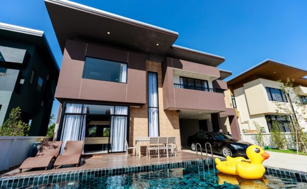 Pool villa สองชั้นสไตล์ Modern A5-V0045