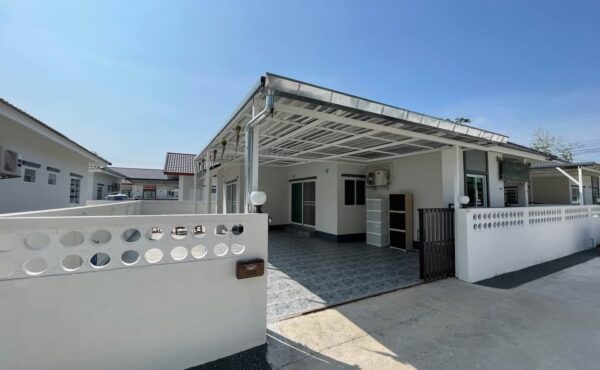 ให้เช่าบ้านเดี่ยวชั้นเดียว บ้านนอกโครงการ ใกล้ตลาดสดสันกำแพง