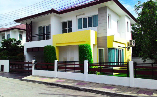 🏠ให้เช่าบ้านในโครงการใหญ่ มีการดูแลความปลอดภัยอย่างดี ทำเลใกล้เมือง✨A6-H0012