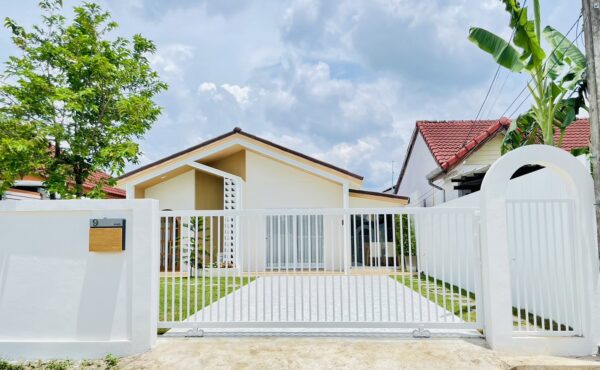 บ้านเดี่ยวชั้นเดียวสไตล์มินิมอล #ใกล้ศูนย์ราชการ  A2-H0131