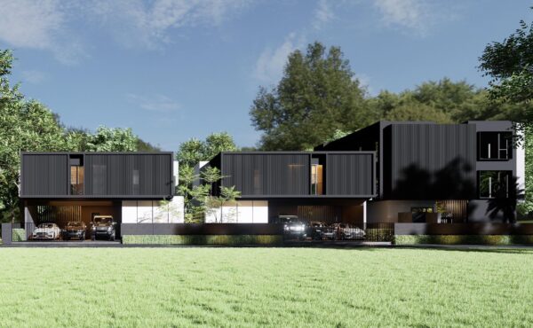 พลูวิลล่าสองชั้น ในหมู่บ้านเงียบสงบ ใกล้กาดฝรั่งหางดง AHD-V0102