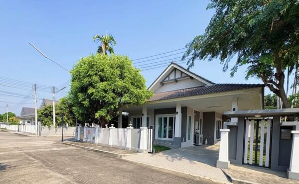 ให้เช่าบ้านเดี่ยวชั้นเดียว บ้านในโครงการ มีระบบรักษาความปลอดภัย 24 ชั่วโมง