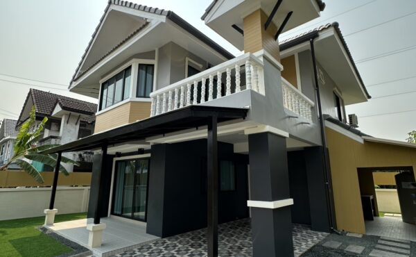 บ้านเดี่ยวสองชั้น บ้านในโครงการ #สันทรายน้อย A4-H0588