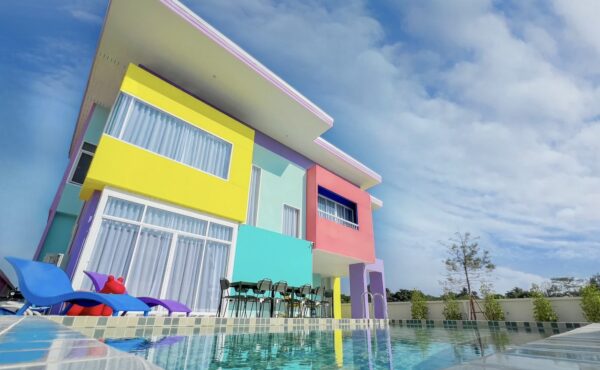 Pool villa สองชั้นสไตล์ Modern A5-V0038