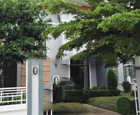 บ้านเดี่ยวสองชั้น เข้าอยู่ได้หลายคนหรืออยู่เป็นครอบครัวใหญ่    AHD-H0164