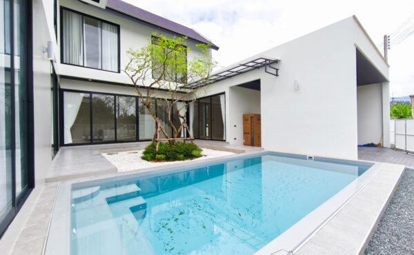 🏡 พูลวิลล่าสองชั้น ขนาดใหญ่ พร้อมสระว่ายน้ำส่วนตัว ใกล้เซ็นทรัลเฟส ทำเลเมืองเชียงใหม่ A3-V0013