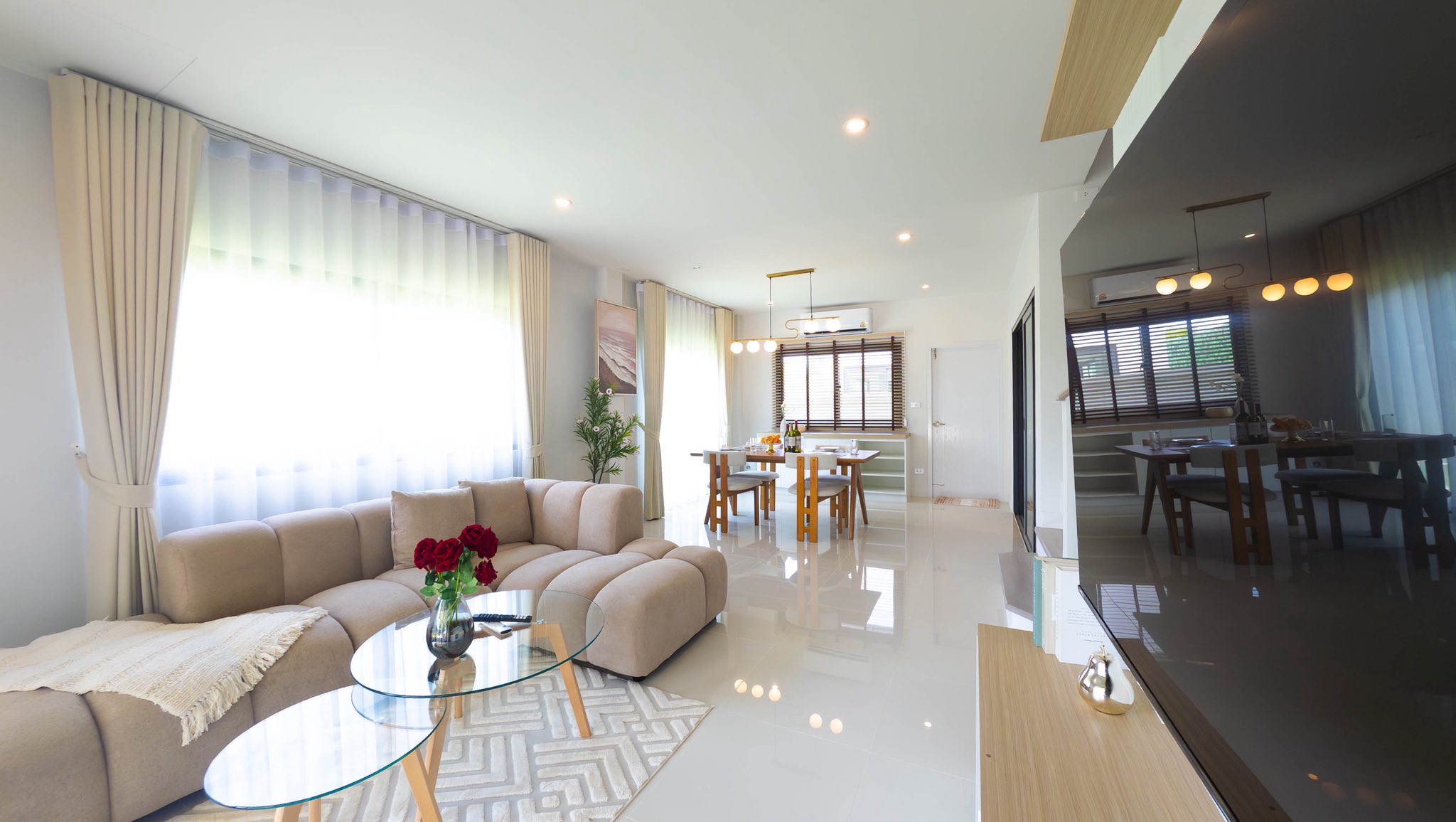 บ้านแฝดสองชั้น ทำเลสันกลาง A5-H0739
