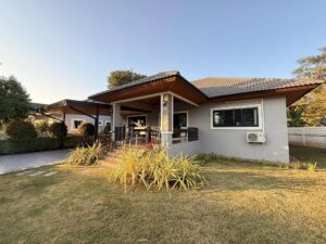 บ้านเดี่ยวชั้นเดียวในโครงการ บรรยากาศเงียบสงบ สันทราย ASS-H0990