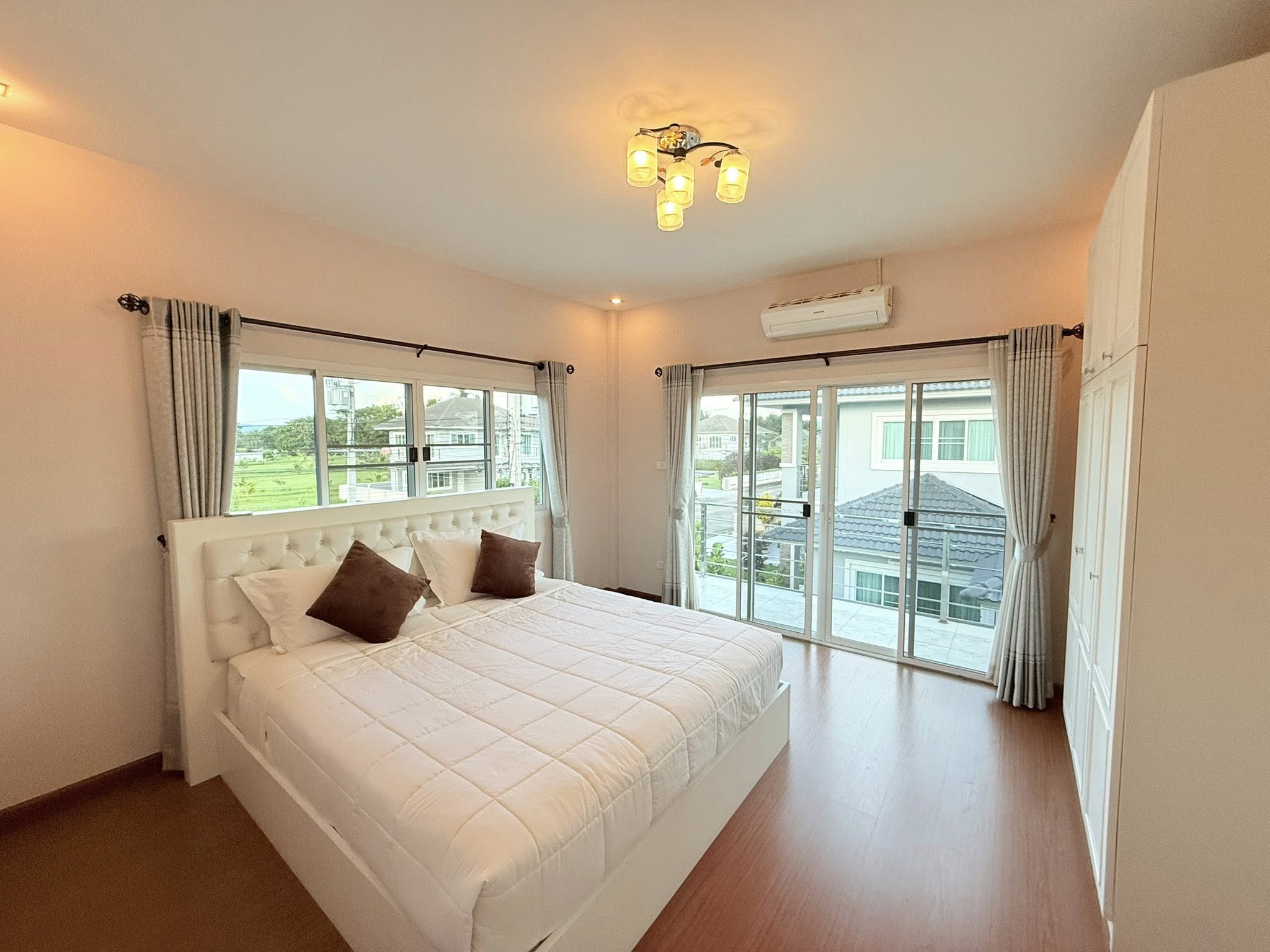 บ้านเดี่ยวสองชั้นให้เช่า สันทราย 4 ห้องนอน พื้นที่กว้างขวาง ใกล้เมือง | รหัส ASS-H1063