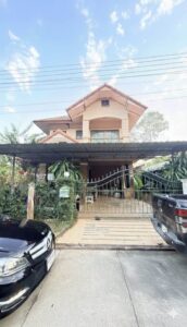 บ้านเดี่ยวสองชั้นให้เช่า 3 ห้องนอน 2 ห้องน้ำ ทำเลสันนาเม็ง สันทราย เชียงใหม่ | รหัส ASS-H1092