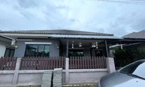บ้านเดี่ยวชั้นเดียว พื้นที่กว้างขวาง บรรยากาศส่วนตัว 5A2-H0246