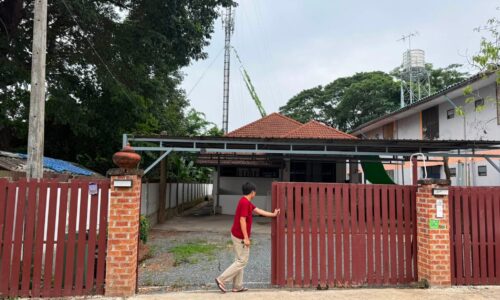 บ้านเดี่ยวชั้นเดียวให้เช่า บรรยากาศส่วนตัว ย่านสันผีเสื้อ A3-H0326