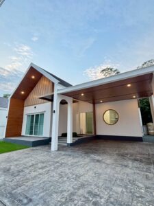บ้านเดี่ยวชั้นเดียว สไตล์โมเดิร์น สารภี เชียงใหม่ A6-H0481