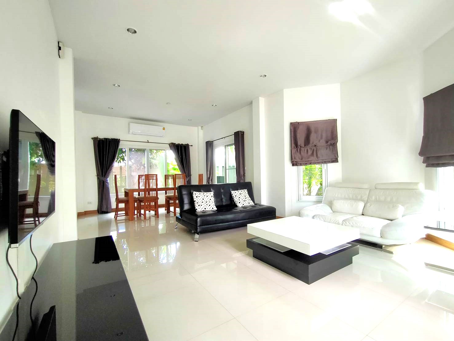 ให้เช่าบ้านเดี่ยวสองชั้น โครงการแสนสราญ (Modchic) AHD-H0300