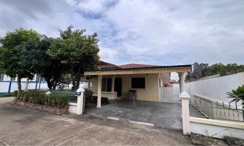 บ้านเดี่ยวชั้นเดียวให้เช่า พร้อมเข้าอยู่ ทำเลเดินทางสะดวก AHD-H0639