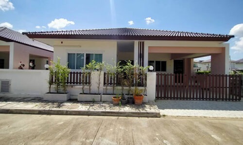 บ้านเดี่ยวชั้นเดียว พื้นที่กว้างขวาง สภาพพร้อมอยู่ AHD-H0667