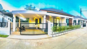 บ้านเดี่ยวชั้นเดียว ม.คาริสมา วิลล์ สันผักหวาน AHD-H1182
