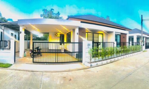 บ้านเดี่ยวชั้นเดียว ม.คาริสมา วิลล์ สันผักหวาน AHD-H1182