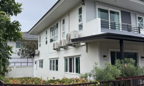 บ้านเดี่ยวสองชั้นให้เช่า ทำเลดี บรรยากาศเงียบสงบในโครงการหางดง AHD-H1342