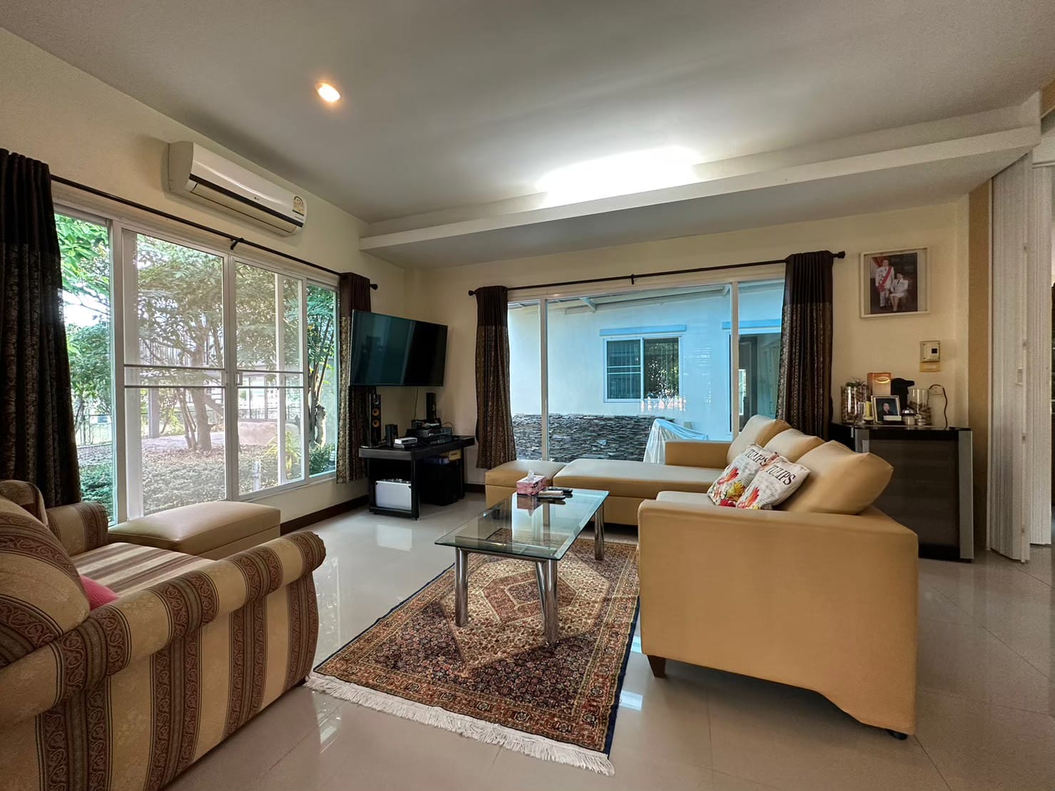 บ้านเดี่ยวสองชั้น ม.กรีนวัลเลย์แม่ริม บรรยากาศเงียบสงบพร้อมอยู่ AMR-H0234