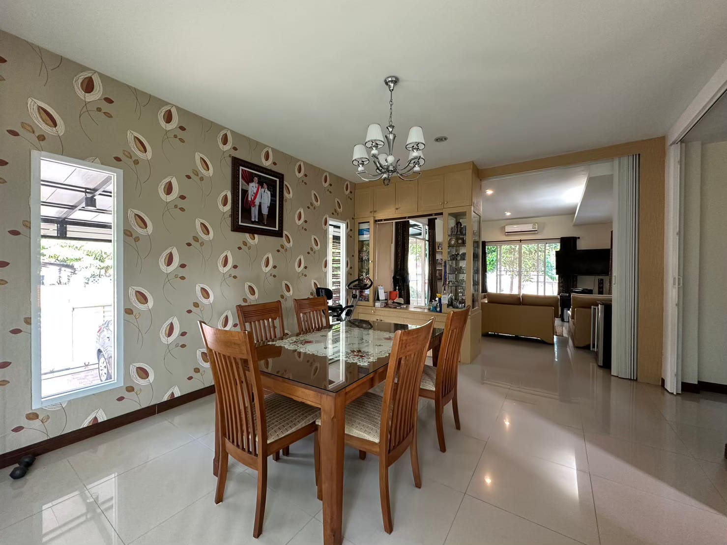 บ้านเดี่ยวสองชั้น ม.กรีนวัลเลย์แม่ริม บรรยากาศเงียบสงบพร้อมอยู่ AMR-H0234