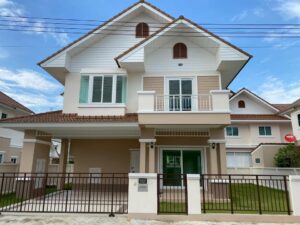 บ้านเดี่ยว 2 ชั้นให้เช่า ใกล้ตลาดอุ๊ยทา ระบบรักษาความปลอดภัยดีเยี่ยม ASP-H0778