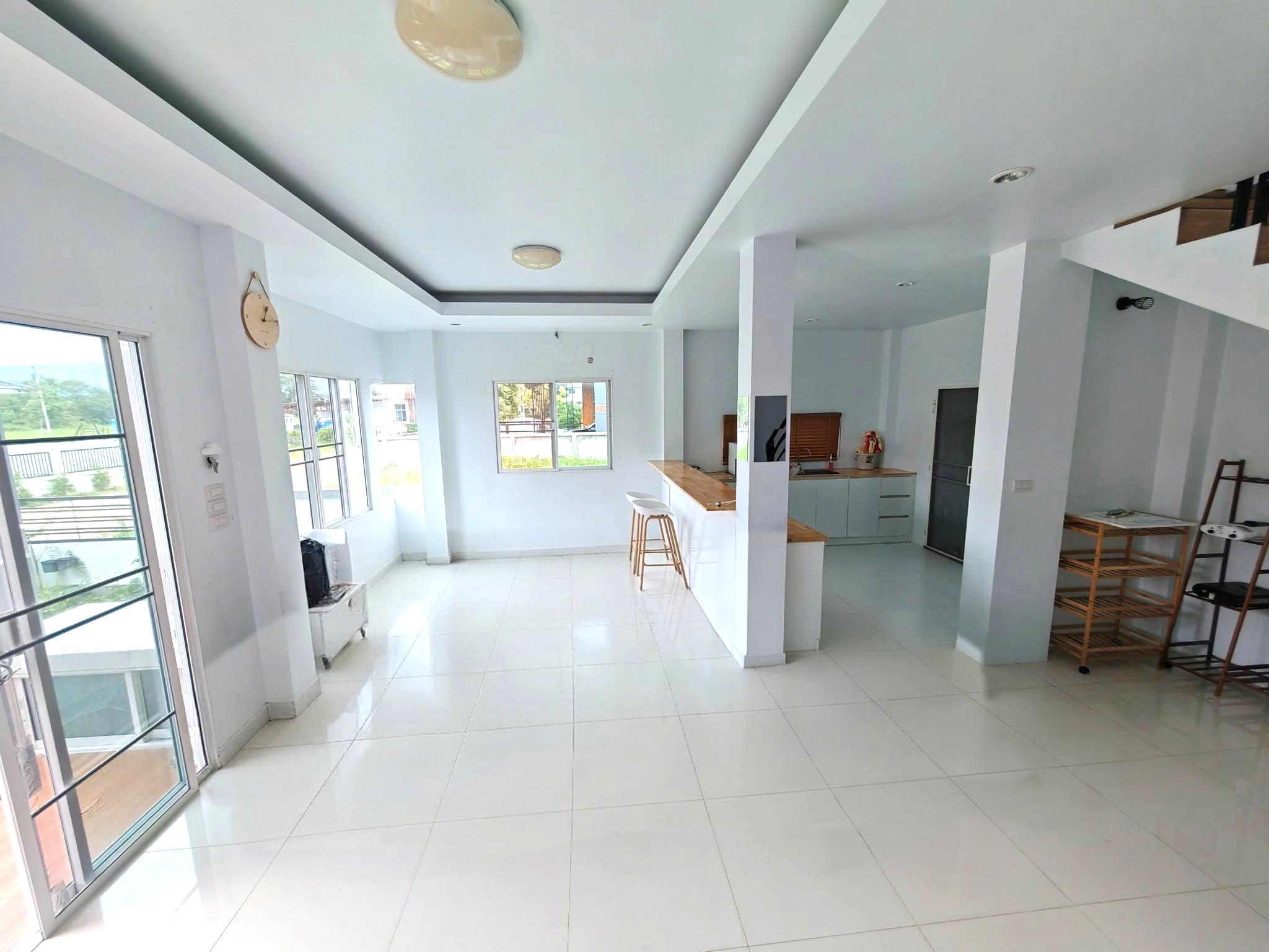 บ้านเดี่ยวสองชั้นในโครงการเงียบสงบ ทำเลดี อ.สันทราย ASS-H1116