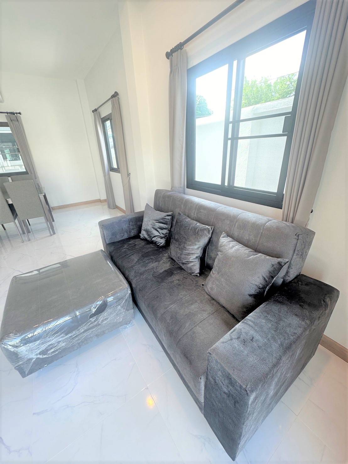 บ้านเดี่ยวสองชั้นให้เช่าในโครงการบรรยากาศเงียบสงบและเป็นส่วนตัว A6-H0383